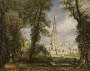 Salisbury Cathedral from the Bishop's Grounds (mk09), John Constable